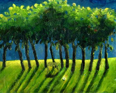 Arbres zèbres, 2005 - Gigi Sudbury